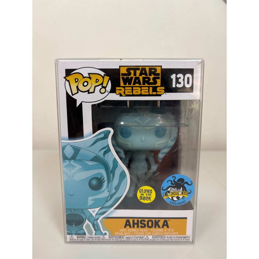Funko Pop Star Wars Rebels Ahsoka 130 LA Comic Con Exclusive Glow in the Dark